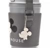 Disney Mickey Mouse Tumbler Stainless Steel with Holder and Charm, Colors NEW