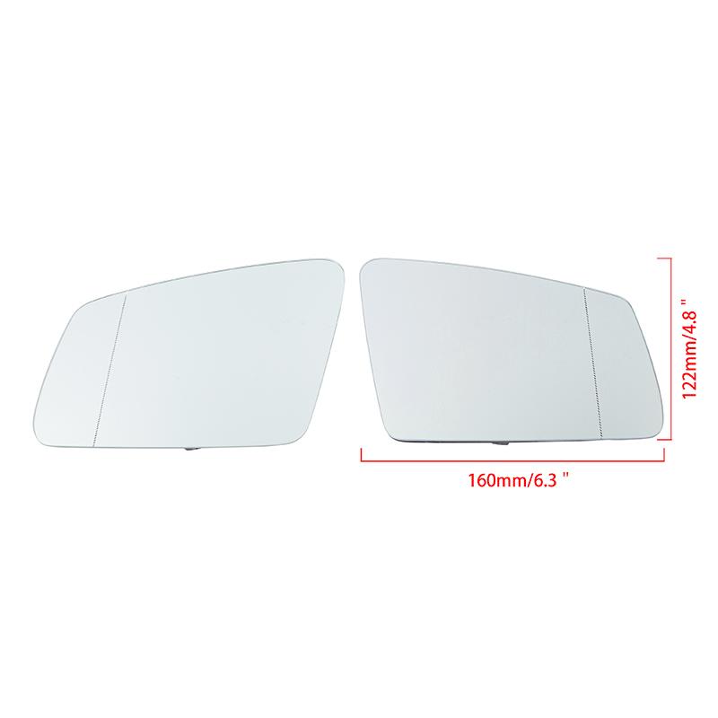 Car Left Right Door Side Wing Mirror Glass Heated for MERCEDES-BENZ C180 C250 C300 C350 C63 CL550 E200 E250 E300 E350 GLK350