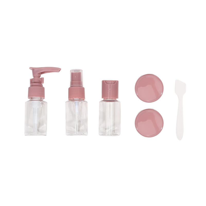 30ml Travel Cosmetics Dispensing Bottle Portable Leak Proof Refillable Containers Set for Toiletries Liquid & Creams