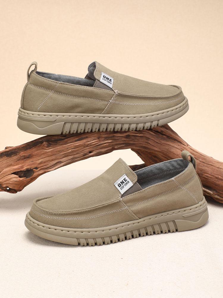 Old Beijing Cloth Shoes Men's Spring and Autumn Casual Breathable Comfortable Soft Anti-slip Odor-proof Cloth Shoes