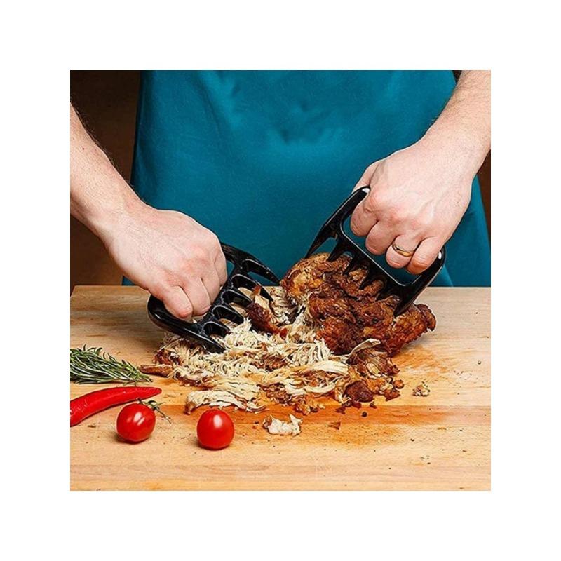 Akcesoria do grillowania rozdrabniacz do mięsa mocny wyciągany ściągacz do wieprzowiny widelec do grilla niedźwiedź pazur owoce krajalnica do warzyw krajalnice narzędzia kuchenne