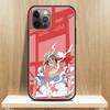 Funda de vidrio templado de una pieza para iPhone 13, 11, 14, Pro, 12, 7, 8 Plus, SE 2022, XR, X, XS Max, 6, 6S
