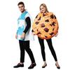 Halloween Couple Costume Milk Cookie Pair Set For Stage Performances And Party Decor