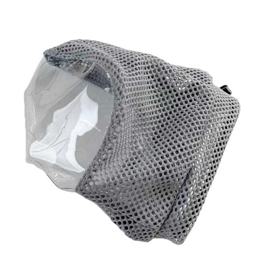 Cat Head Cover Breathable Adjustable Cat Muzzle Pet Grooming Restraint Head Cover to Prevent Biting for Grooming Nail Trimming M