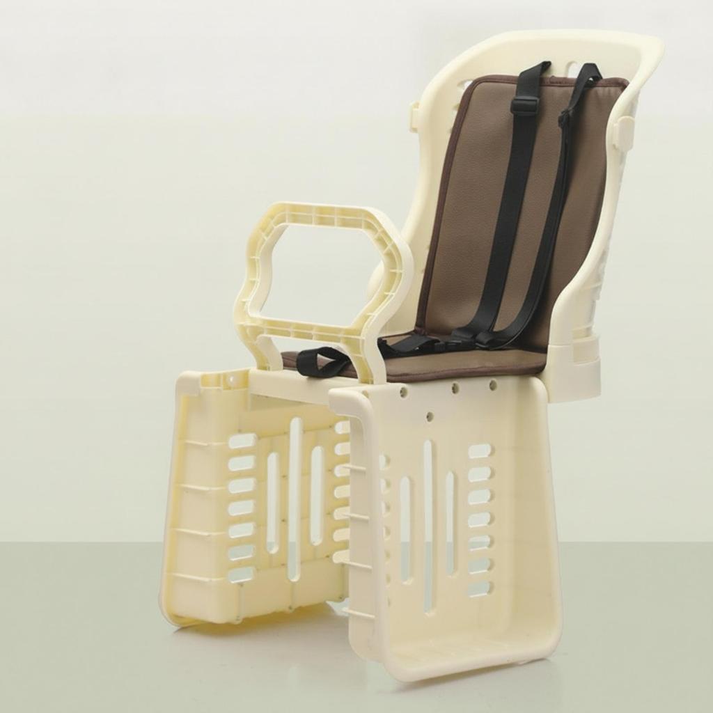 Rear Mounted RearMounted Bike Seat for Children ThreePoint Belt