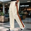 Summer new men's colour blocking casual trousers large size trousers Slim breathable trousers fashionable