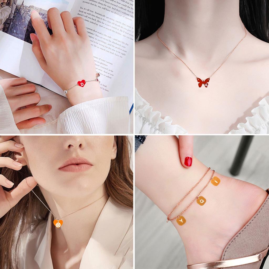 Pro epoxidovou formu ve tvaru motýla a srdce, DIY alfanumerickou formu na náušnice a přívěsky, formu na náramek s abecedou a souhvězdími, silikonovou formu