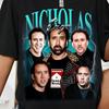 Nicolas Cage 90. léta 39 let Bootleg Rap Tričko Nick Parodie Nic Meme Nicholas vintage Vyprané Univerzální Mírně Ležérní Unisex