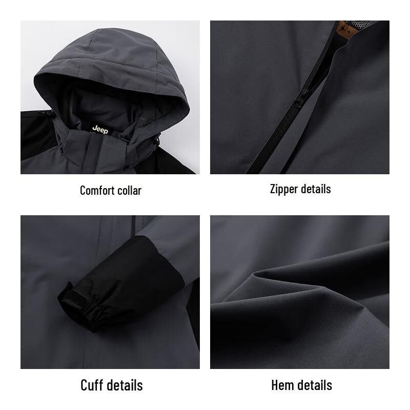 JEEP Men's Casual Winter Padded Jacket