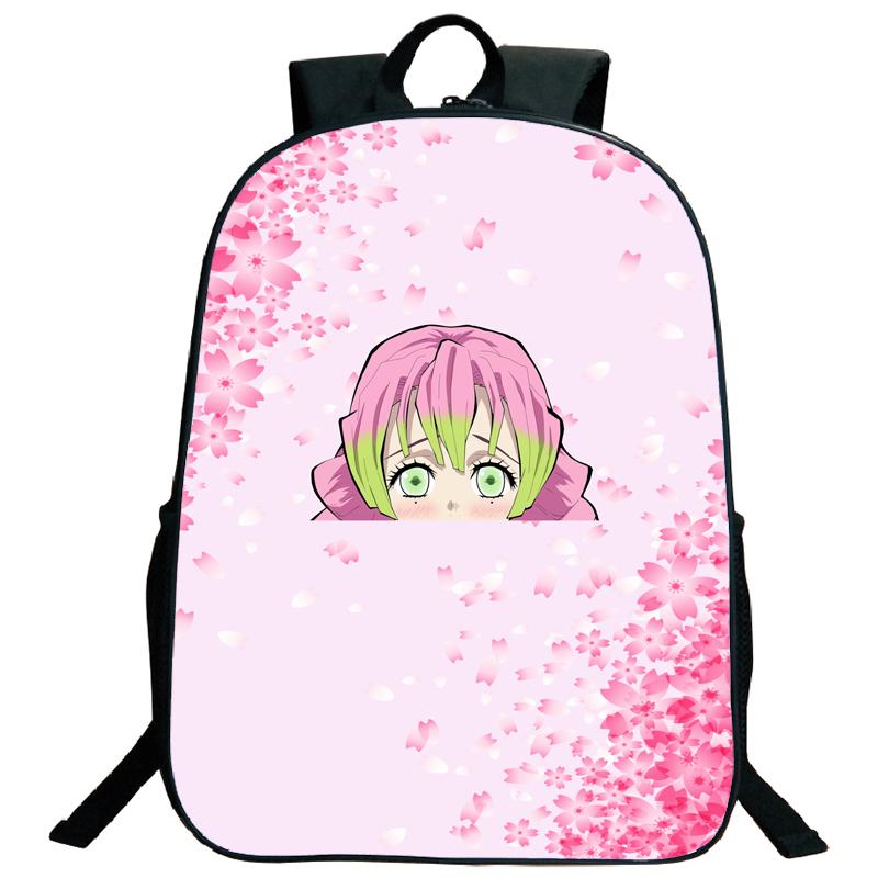 Demon Slayer Backpack Kimetsu No Yaiba Tanjiro Nezuko Kamado Teenarges Schoolbag Laptop Bag Boys Girls Rucksack Travel Shoulder Bags