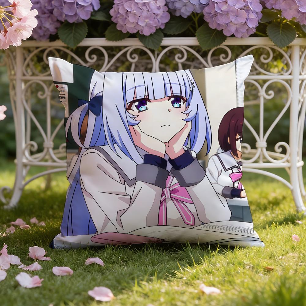 Anime 9-nine- Ruler's Crown Cushion Cover Home & Car Dual-Scene Pillow Cover: Reversible for Premium Comfort