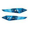 2pcs Reflective Car Body Side Fender Decoration Stickers Badge Car Sticker For VW Vol-kswagen Jetta Golf Beetle EOS GTI R32 MK4 NG5