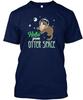 Funny Sea Otter Outer Space Pun Cute Ani TTshirt Made In the USA Size S To 5XL