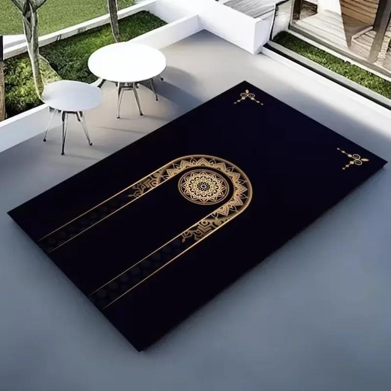 Islam Spiritual Sanctuary Personalized Turkish Prayer Rugs Luxurious Muslim Carpets and Floor Mats Living Room and Ramadan Gifts