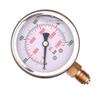 Glycerin Manometer Clock Pressure Gauge 0-1000 Bar Bottom Connection 1/4"