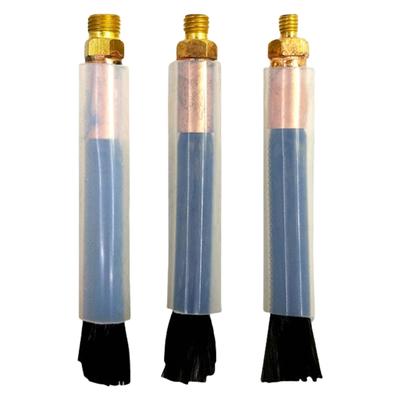 Set van 3 Lassen Borstels Hittebestendige Borstel 6mm 8mm 10mm voor het Reinigen van Lasplekken & Verkleuringen Op Metalen Oppervlakken