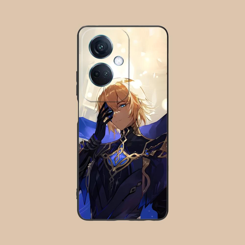 Game GI Dainsleif Phone Case for OPPO Find X9 X8 X7 X6 X5 X3 X2 Plus s Pro Ultra Lite Soft TPU Shockproof Cover