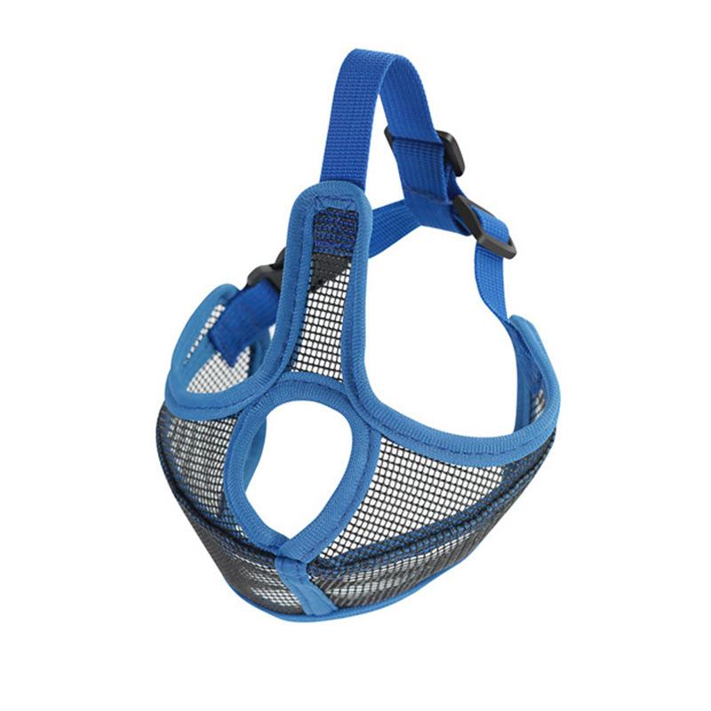

Short Snout Dog Muzzle Mesh Adjustable Breathable Anti Biting Bulldog Short Snout Muzzle for Dogs Bulldog Mouth Muzzle S