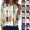 Long Sleeve Shirts For Women Cute Print Graphic Tees Blouses Casual Plus Size Basic Tops Pullover