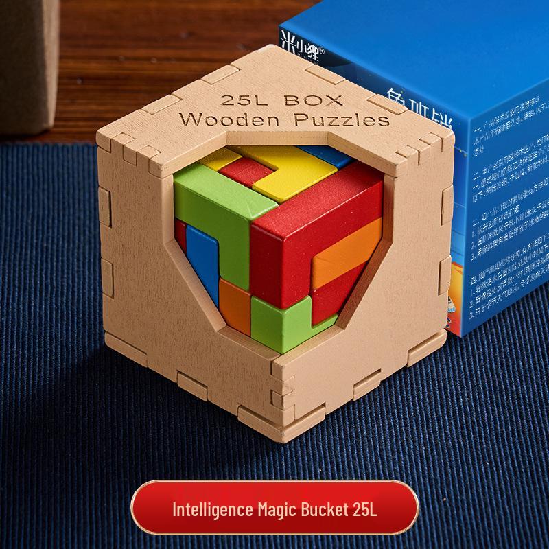 Magic Fight 54: Classical Wooden Luban Kongming Lock - Challenging Educational Toy for Children