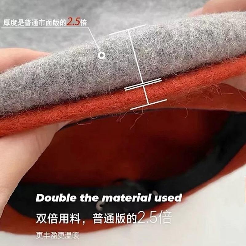 Beret wool winter versatile hat showing face small painter hat retro woolen hat women autumn and winter