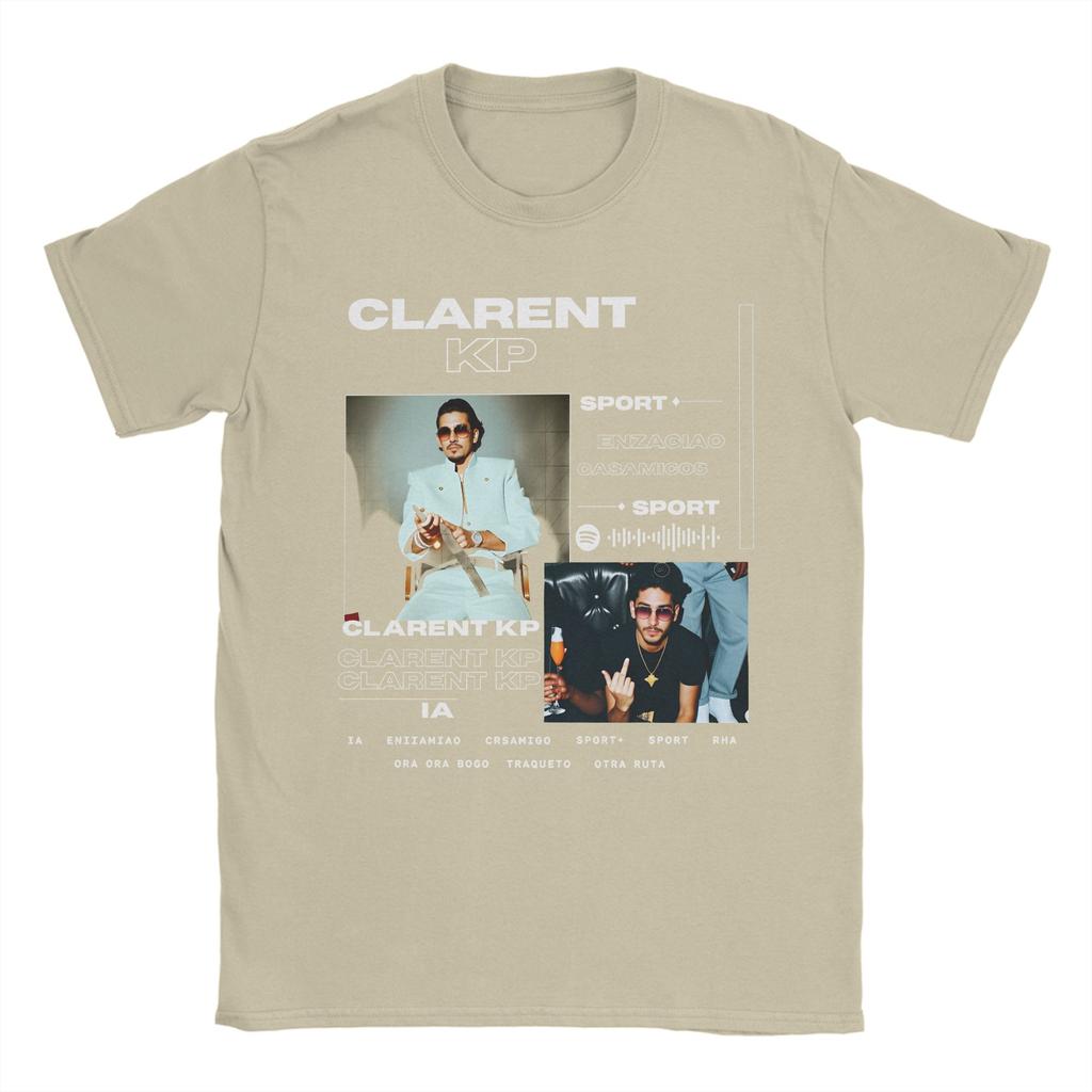 Unisex Rapper CLARENT Album T Shirt Cotton Clothing Casual Short Sleeve Round Collar Tee Shirt Graphic Printed TShirts