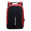 Men's Large Capacity Travel Backpack - Rechargeable & Simple Design for Students and Business