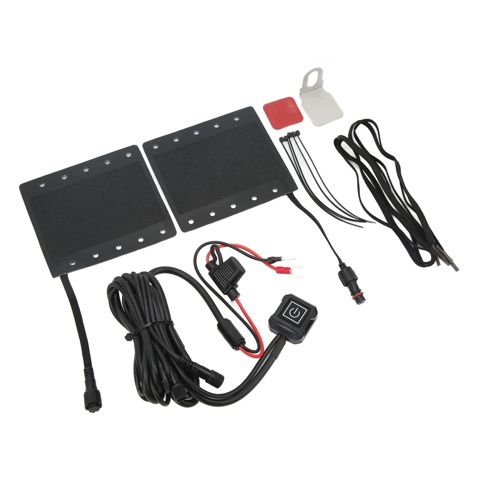 

1 пара мотоциклетных электрических нагревательных ручек, водонепроницаемый чехол для ручки SAE 5 уровней с подогревом 12 В