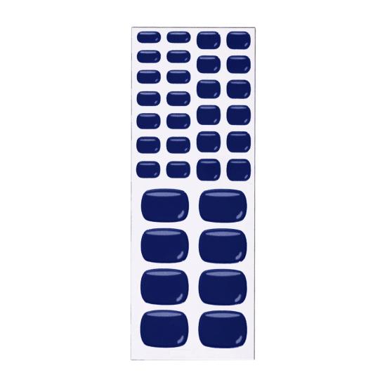 Gel Toenail Strips with File Easy Apply Remove No LED Lamp Needed Adhesive Nail Sticker Home Manicure DIY Toe Nail Polish Wrap
