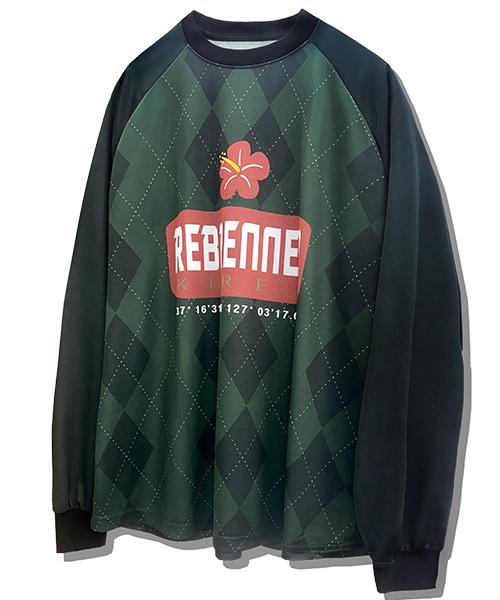 REBRENNER [Set] Graphic Oversized Sports Jersey