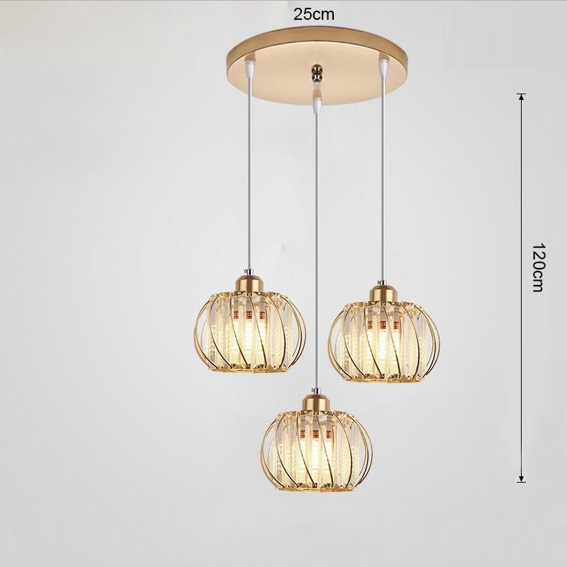 Crystal Ceiling Light Corridor Ceiling Lamp Luxury Balcony Aisle Foyer Kitchen Ceiling Pendant Light Hanging Chandelier Crystal