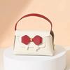 10pcs/lot Ins Bowknot Handbag Gifts Box for Wedding Birthday Party Supplies Pink Leather Candy Package Box Favors Bag Wholesale