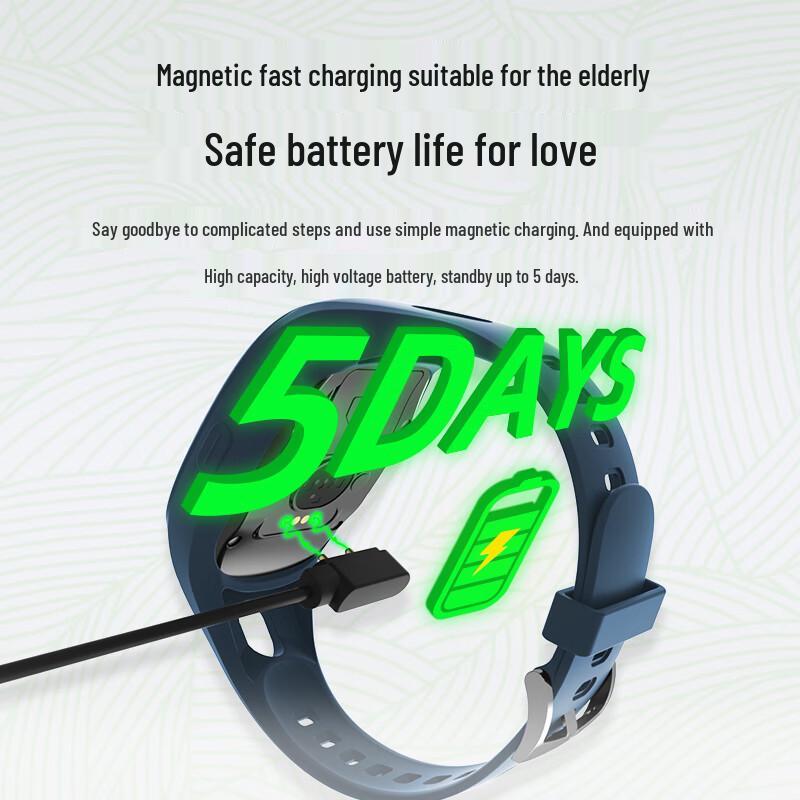 AiQianGua Elderly GPS Smartwatch with One-Key SOS (CN version)