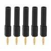 5Pcs Convert Banana Plug Strong Connectivity Good Conductivity 2mm to 4mm Conversion Banana Plug