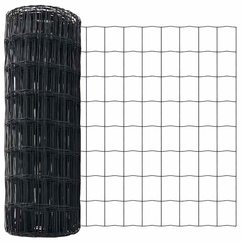 Euro Fence Gray 0.4 X 10 M PVC Coated Iron