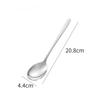 304 Stainless Steel Spoon Long-handled Household Spoon Dining Spoon Stirring Spoon