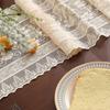 Lace Hollow Fringed Piano Cover Towel Coffee Table Lace Tablecloth Porch Cabinet Tablecloth Table Flag Long Tablecloth
