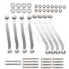 WWXRC Metal Chassis Pull Rods Drag Link Suspension for MN D90 D91 D96 D99 D99S MN90 MN99S 1/12 RC Car Upgrade Parts