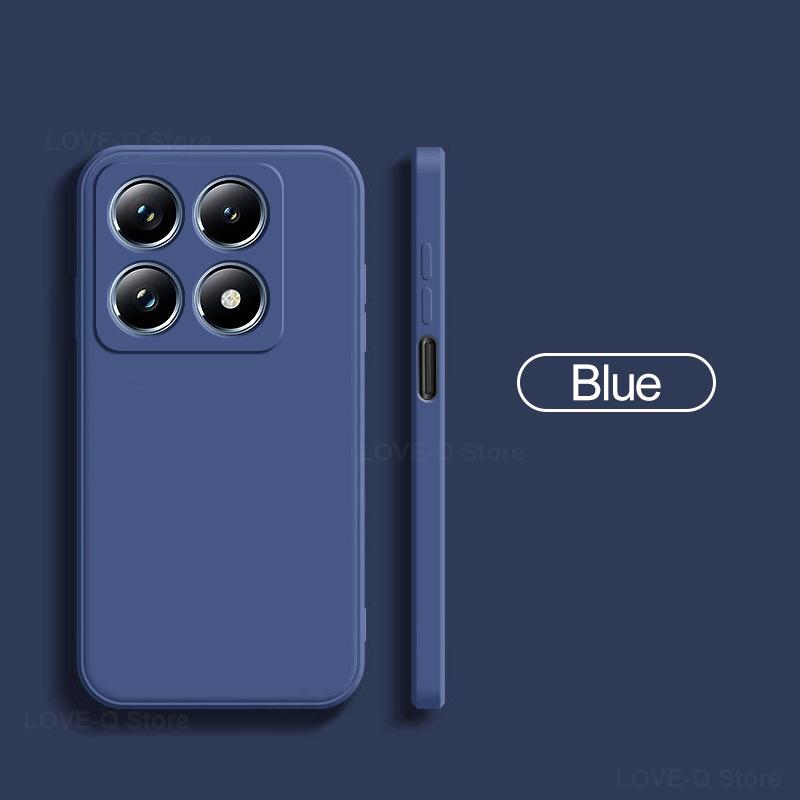 For For Xiaomi 14T Pro Case Liquid Silicone Funda Phone Cases For Xiaomi 14T Pro Xiao Mi 14T 14 T Mi14T Pro Soft TPU Cover