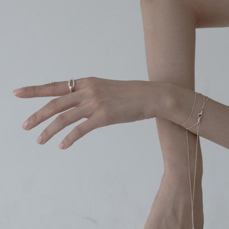 Mouvebament Swan Ring_Silver925