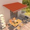 VidaXL Manual Retractable Awning Patio Awning Garden Awning Balcony Awning Outdoor Awning Shading of the 3051219