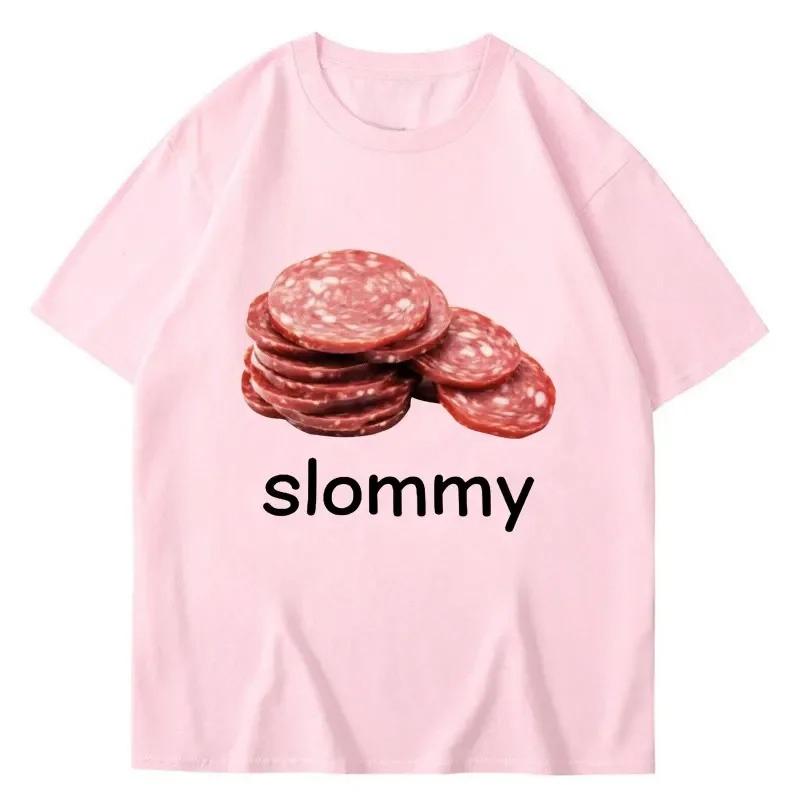 Funny  Salami Meme Tshirt Women  Fashion Short Sleeve Casual Creativity T Shirt Streetwear Humor Gifts