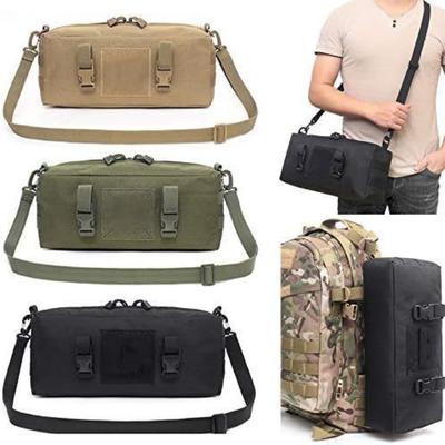 6L Waterproof Tactical Accessories Large Debris Storage Bag 600D Nylon Outdoor Tactics MOLLE Pockets Hiking Sports Bag