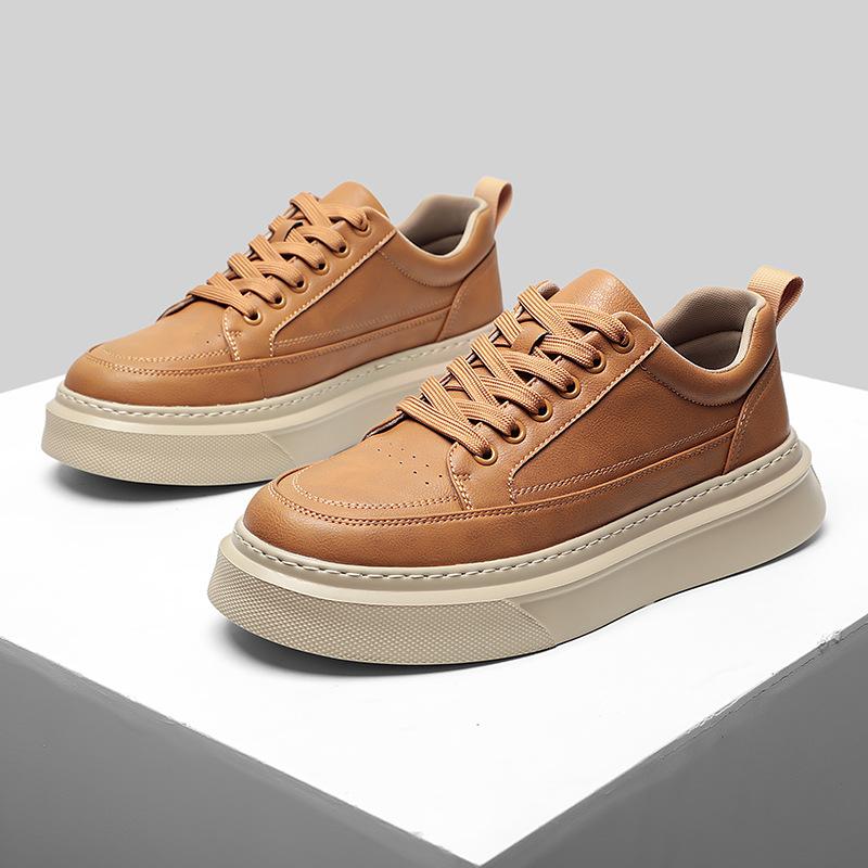 Men's autumn new fashion retro men's sports casual lightweight thick baseplate shoes