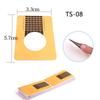 100-Piece French Light Therapy Nail Extension Forms: Butterfly & Horseshoe Designs