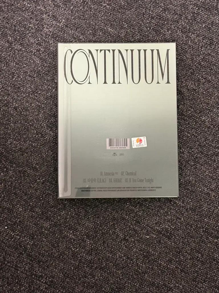 VIXX Continuum album with handwritten signatures for sale.