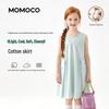 MOMOCO Dívčí letní bezrukávové princeznovské šaty