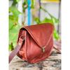 New Genuine Goat Leather Vintage Messenger Ladies Shoulder Hippie Tote Bag