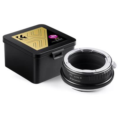 CONCEPT Mount Adapter for Pentax K Lenses To Canon EOS R Compatible with Pentax K Lenses and Canon RF Lenses for Infinity Focus K&F Cameras,
