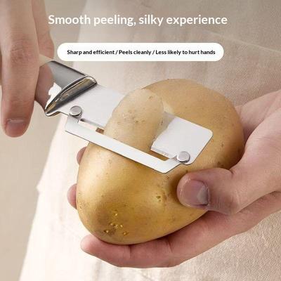 Kitchen Potato And Pumpkin Peeler Multi-Function Vegetable Tool With Durable Blades For Quick Healthy Cooking